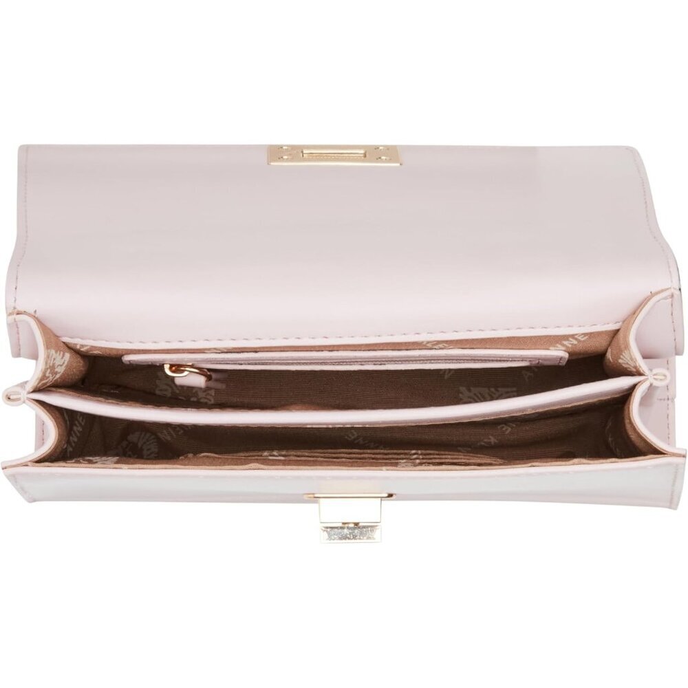 Mini Flap Top Handle Bag Polyester 8.66x7.87x5.31in Turn Lock Adjustable - Picture 3 of 6